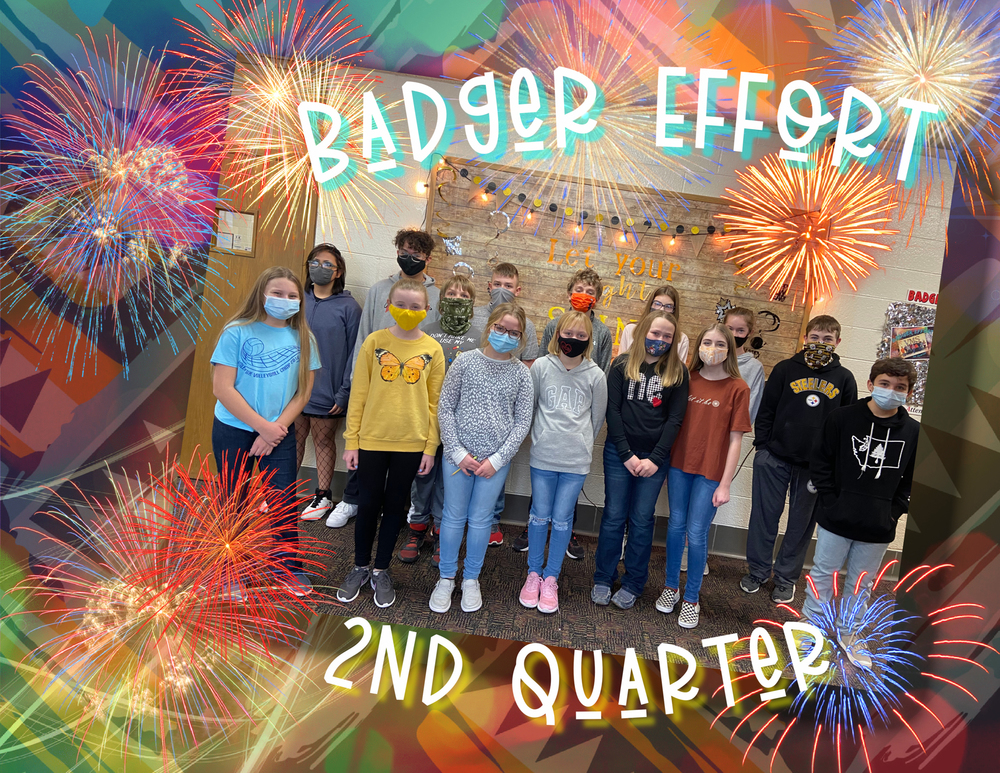VMS 2nd QUARTER BADGER EFFORT AWARDS