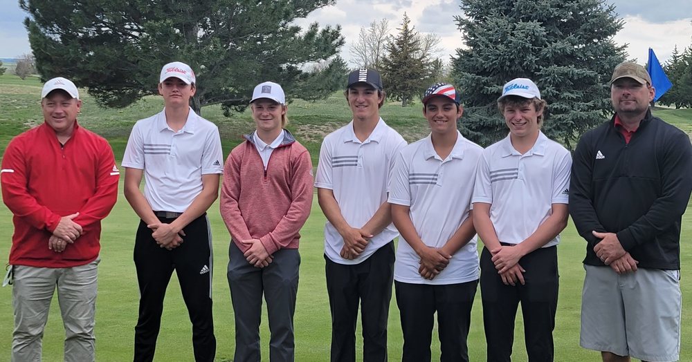 Boys Golf Team with Coaches