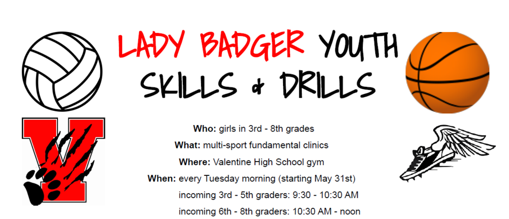 Lady Badger Youth Skills & Drills