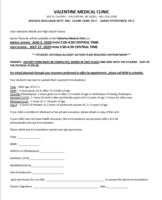 Sports Physicals-Valentine Medical Clinic