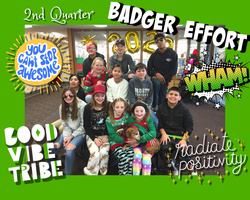 VMS 2nd Quarter Badger Effort Awards!