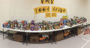 VMS Tops the Charts with Annual Food Drive