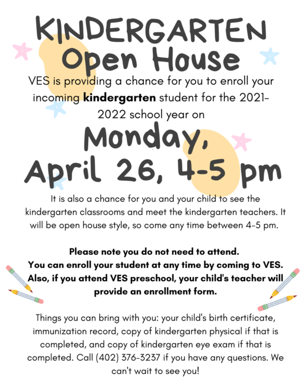 Kindergarten Open House Flyer